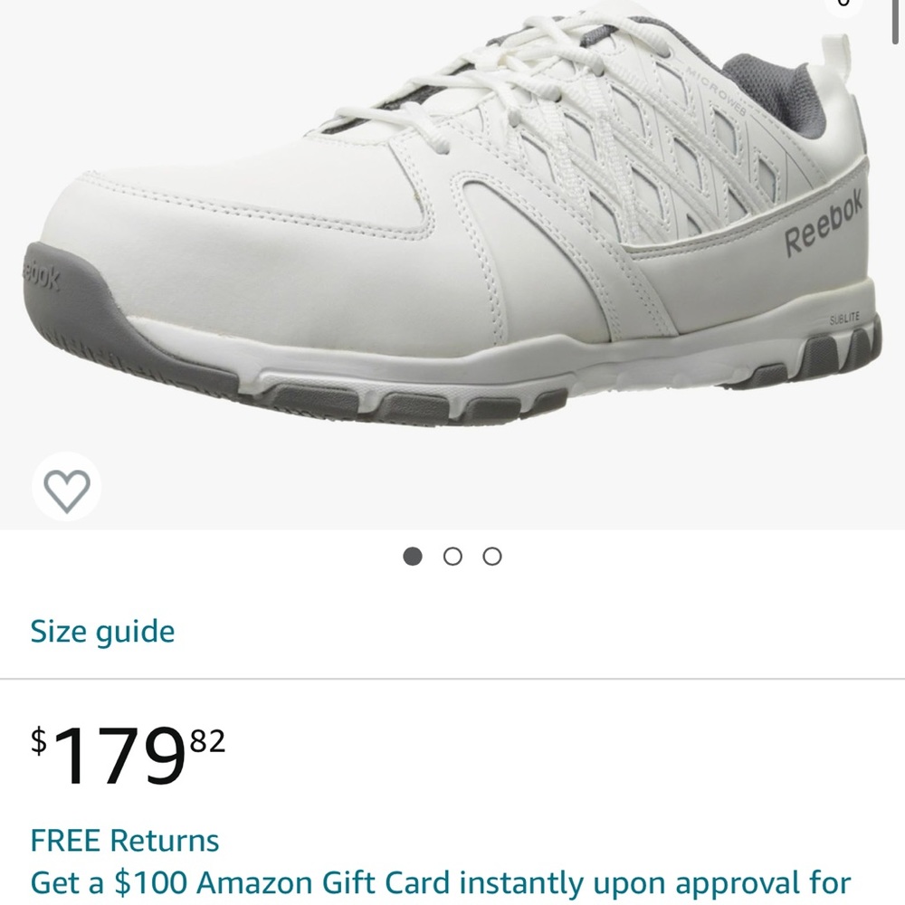 Reebok Sublite Work White